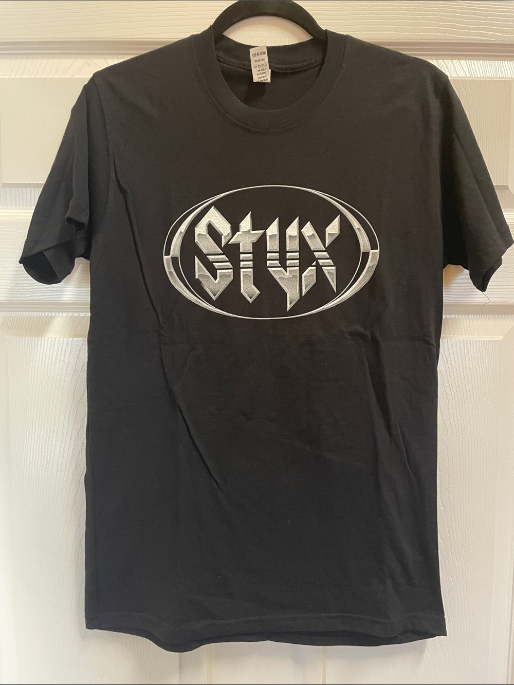STYX Graphic Band Tee - Black Small Short Sleeve Unworn and Awesome!